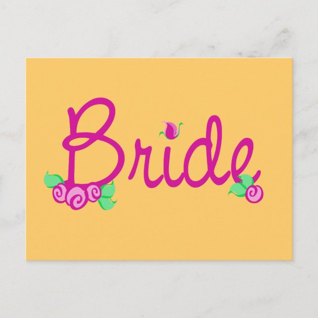 Love Buds/ Wedding Postcard (Front)