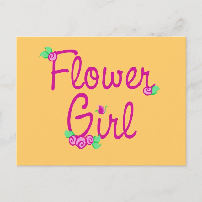 Love Buds/ Wedding Postcard (Front)