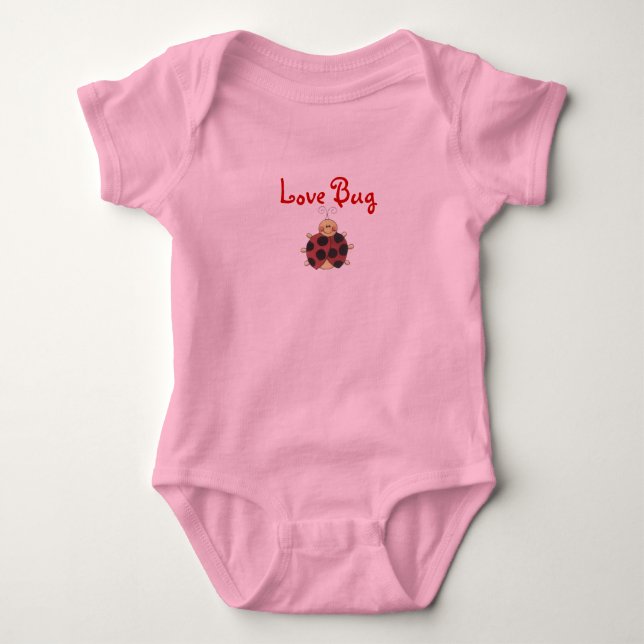 Love Bug Baby Bodysuit (Front)