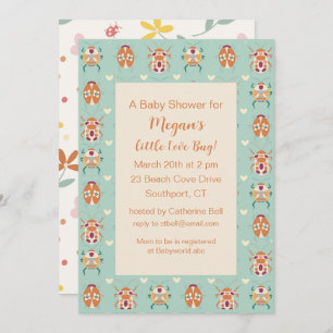 Love Bug Baby Shower Invitation