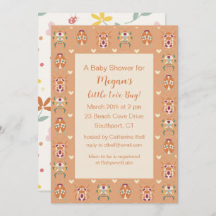 Love Bug Baby Shower Invitation