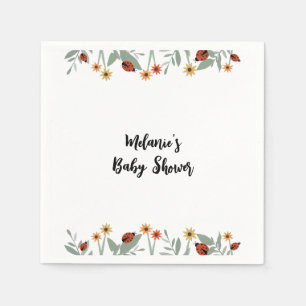 Love Bug Baby Shower Napkins