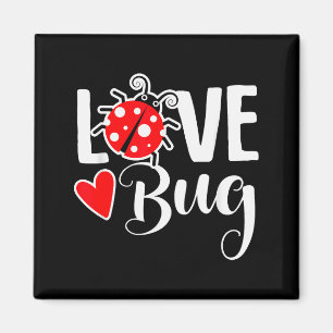 Love Bug Cute Valentines Day Party Ladybug Magnet