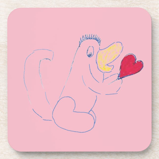 Love Bug Hard Plastic coasters (Front)