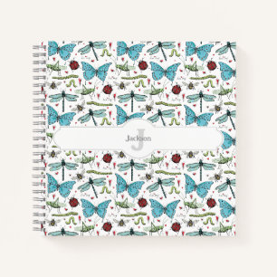 Love Bug Insects Hardcover Notebook
