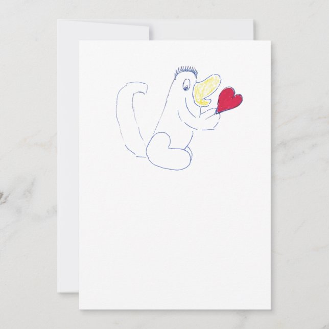 Love Bug Invitation Card (Front)