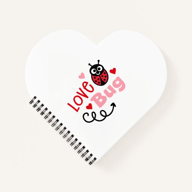 Love Bug Ladybug Notebook (Front)