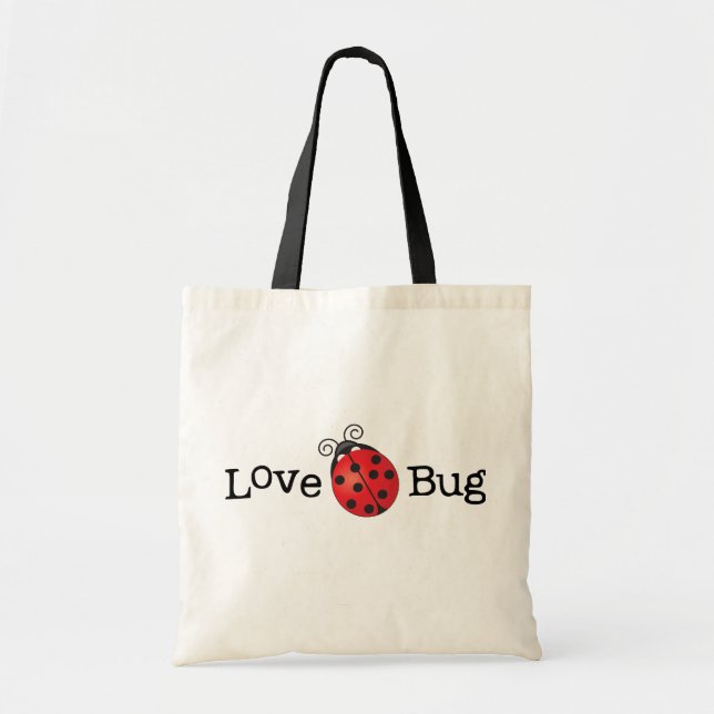 Love Bug - Ladybug Tote Bag (Front)