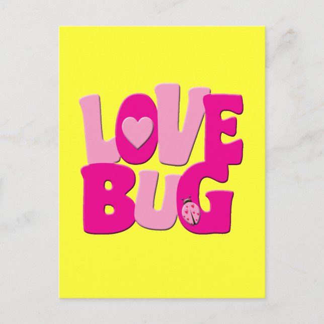 LOVE BUG POSTCARD (Front)