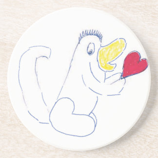 Love Bug Sandstone Coaster