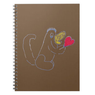 Love Bug Spiral Photo Notebook