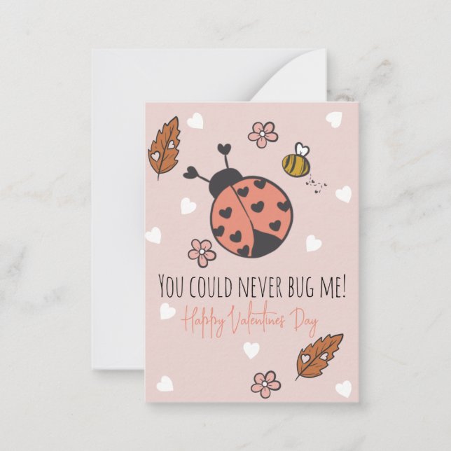 Love Bug Valentines Day Card (Front)