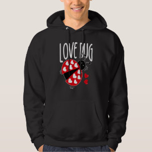 Love Bug Valentine's Day Good Luck Nature Date Sin Hoodie
