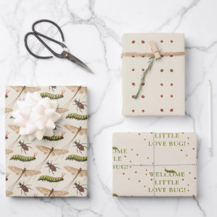 Love Bug Wrapping Paper Sheet