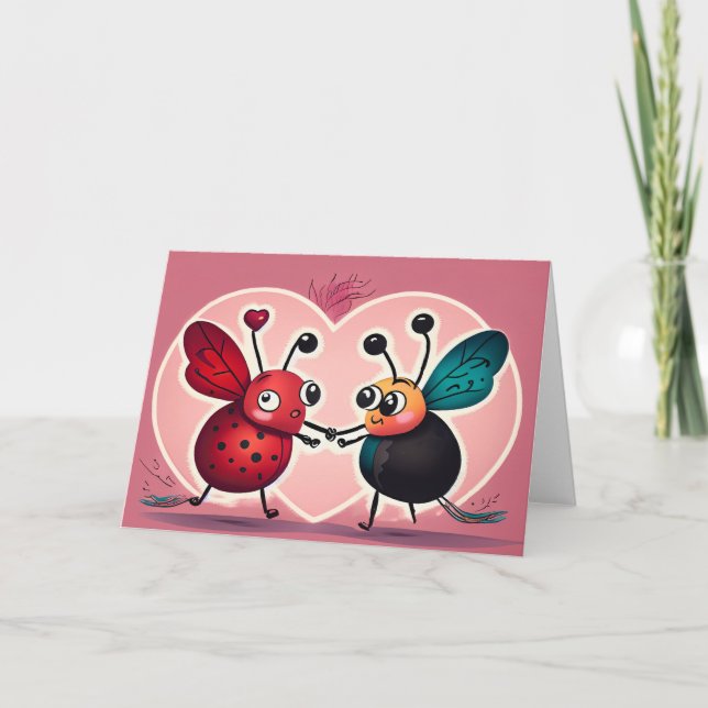 Love Bugs Note Card (Front)