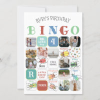 Love Bugs Party Bingo Game Card (version 3)