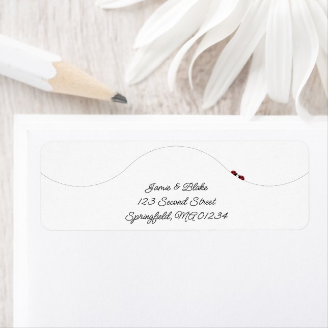 Love Bugs Return Address Label (Insitu)