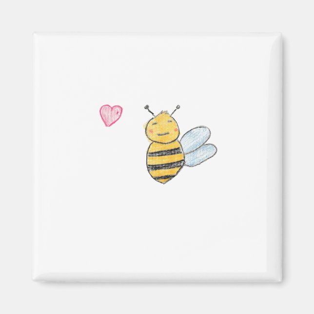Love Bumblebee  Magnet (Front)