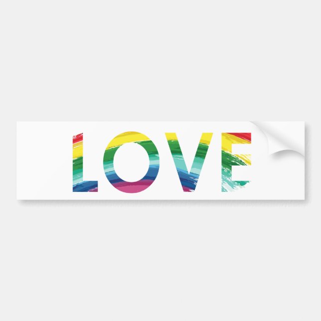 Love Bumper Sticker (Front)