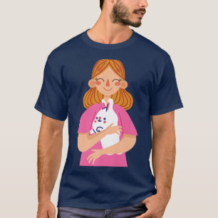 Love Bunny funny Pet day T-Shirt