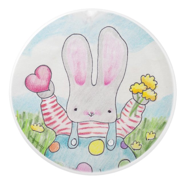 Love Bunny knob (Front)