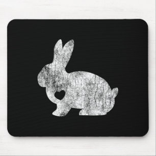 Love Bunny Rabbit Lover Animal Pet Owner Easter Gi Mouse Pad