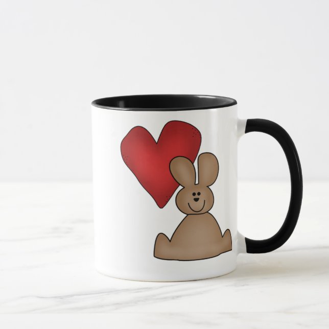 Love Bunny T-shirts and Gifts Mug (Right)
