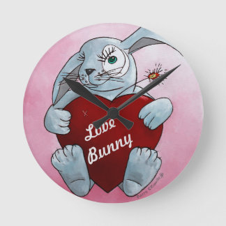 Love Bunny Wall Clock