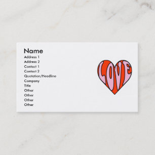 Love Business Card