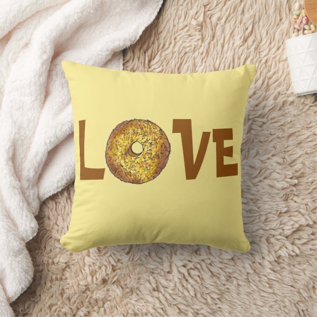LOVE Butternut Crunch Doughnut Doughnut Junk Food Cushion (Blanket)