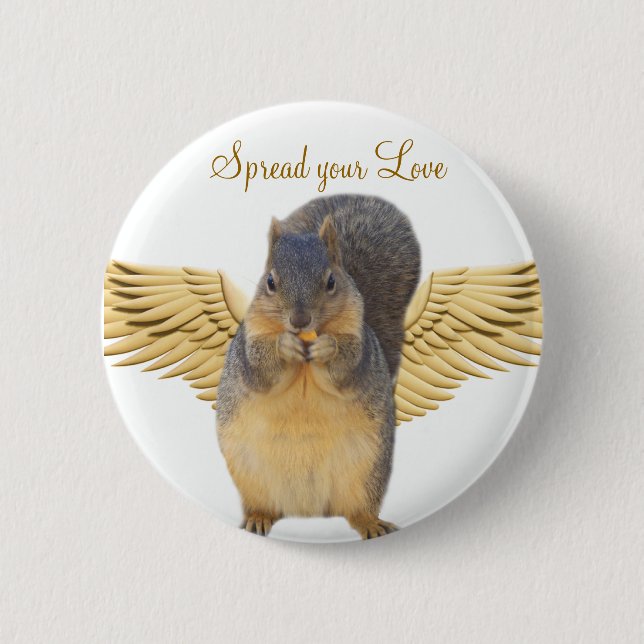 Love_Button 6 Cm Round Badge (Front)