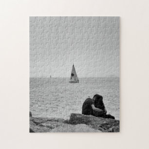 Love by sea jigsaw puzzle