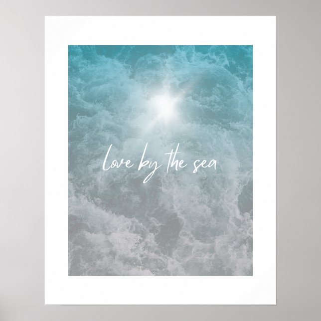 love by the sea wall art (Front)