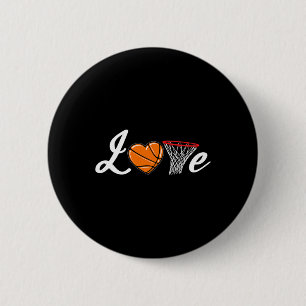 Love Bysketbyll Fan Player Coach Byller Men Women  6 Cm Round Badge