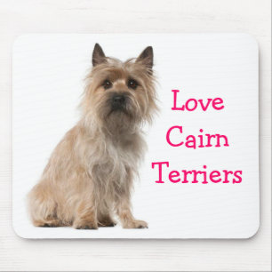 Love Cairn Terrier Puppy Dog Mousepad