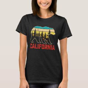 Love California Retro Vintage Cali Pride Bear Suns T-Shirt