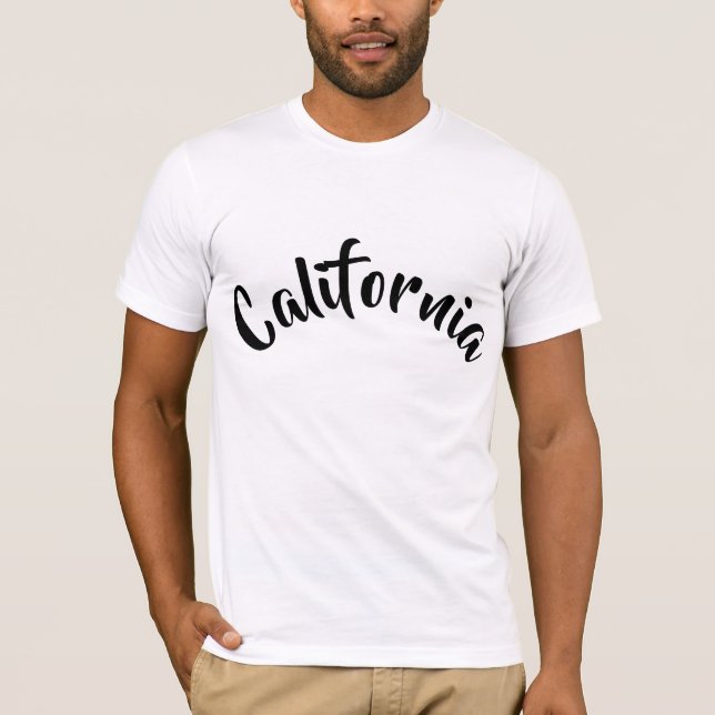 love california vacation cute fun beach t-shirt (Front)