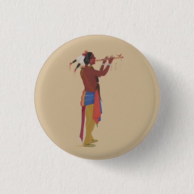 Love-Call 3 Cm Round Badge (Front)