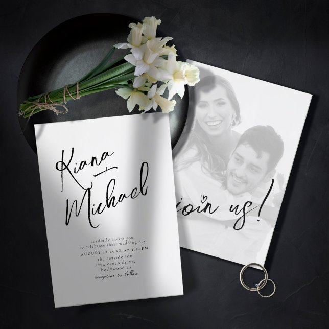 Love Calligraphy Wedding Photo B&W ID940 (Creator Uploaded)