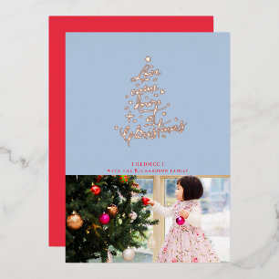 Love Came Down Foil Christmas Card