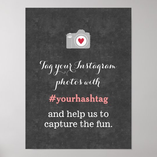 Love Camera Chalkboard Instagram Hashtag Sign Zazzle com au Love Camera Chalkboard Instagram Hashtag Sign Zazzle com au