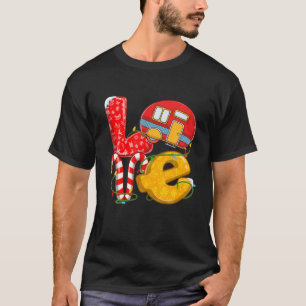 Love Camping Chistmas Camper Pyjamas Matching Fami T-Shirt