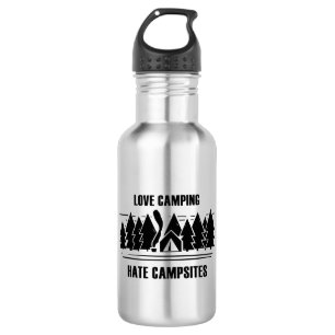 Love Camping, Hate Campsites 532 Ml Water Bottle