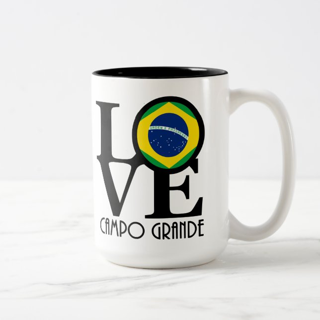 LOVE Campo Grande 15oz Two-Tone Coffee Mug (Right)