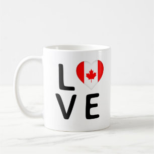 Love - Canada Flag Coffee Mug