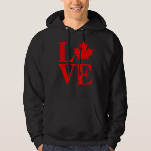 Love Canada Maple Leaf 2022 Vintage Canada Day Hoodie