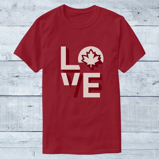 Love Canada Maple Leaf T-Shirt (Creator Uploaded)