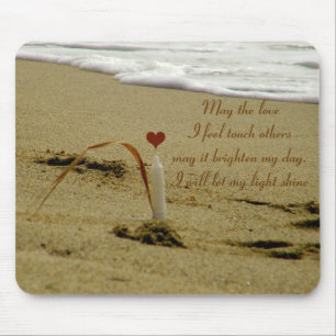 Love Candle_ Mouse Pad