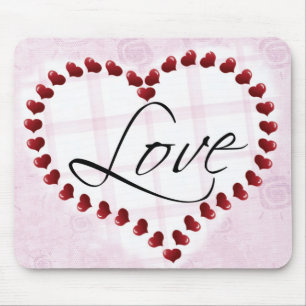 Love Candy Hearts mousepad