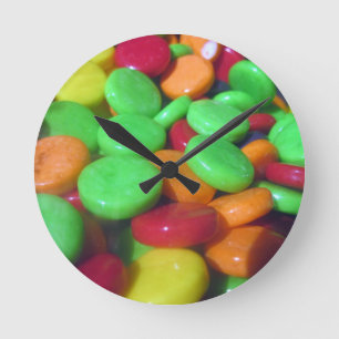 Love Candy Round Clock